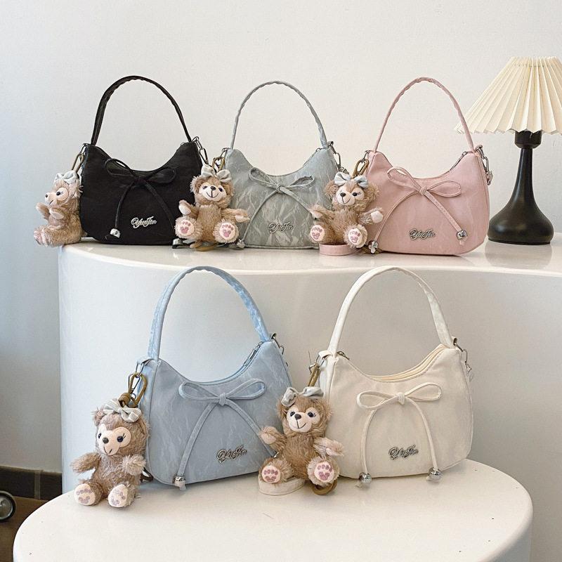Cute Princess Style Handbag Girls Shoulder Bag Female Lovely Top Handle Purse Ladies Casual Daily Satchel For Teens
