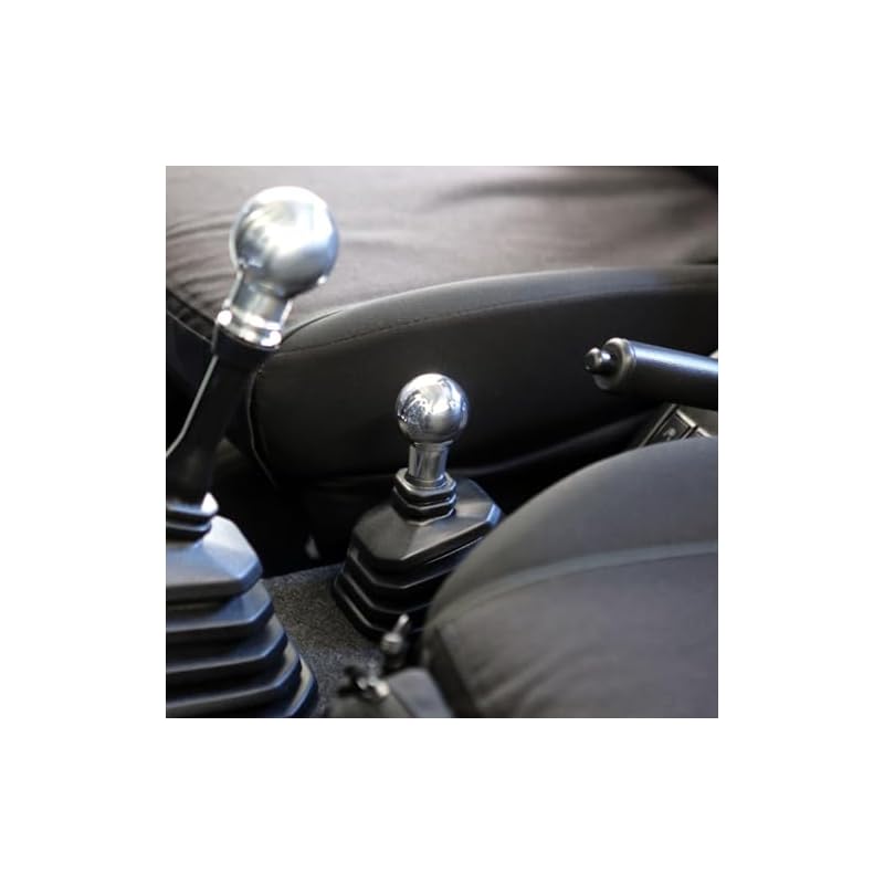 APIO [Transfer Knob] Aluminum Transfer Knob for Jimny JB64 / Jimny Sierra JB74, Machined from Aluminum with Buffed Finish, 6031-12A