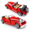 607402 Vintage Car Series Retro Car Assembly Model Boy Assembling Building Blocks To Insert Toy Gifts