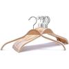 V.for.M Wooden Hangers, Stylish Elk Hangers, Cute Wooden Hangers for Men and Women, Non-Slip (Small (38cm Wide), Set of 10)