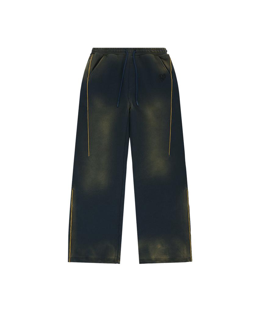 ADSB ANDERSSON BELL Unisex Piping Line Dyed Sweat Pants Apa875U(Navy)