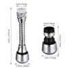 Faucet Sprayer Extension Faucet Sprayer Extension Device With 360 Degree Rotation Kitchen Sink Aerator Extender Tap Lengthen
