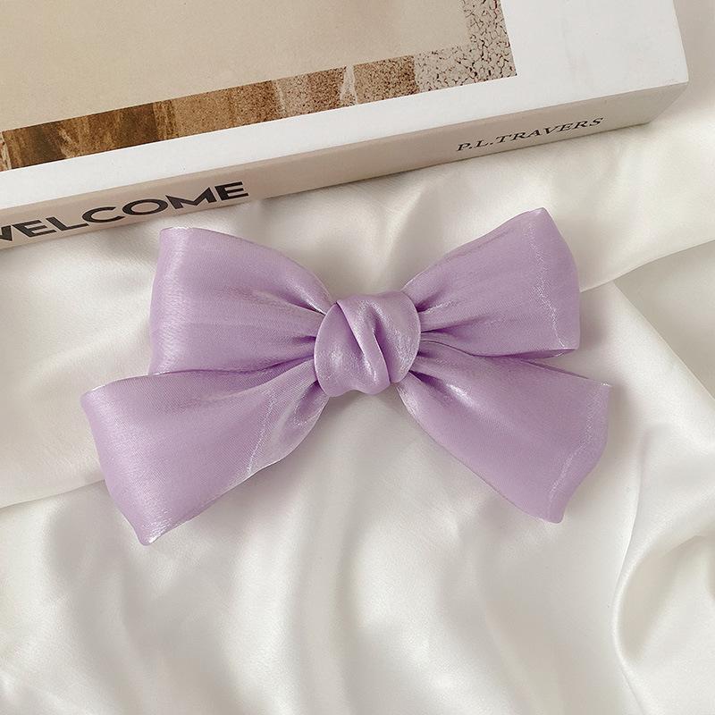 

1Pcs Fashion Solid Bling Bling Bow Metal Hair Clips Barrettes For Women Girls Female Party Ponytail Headwear Hair Accessories