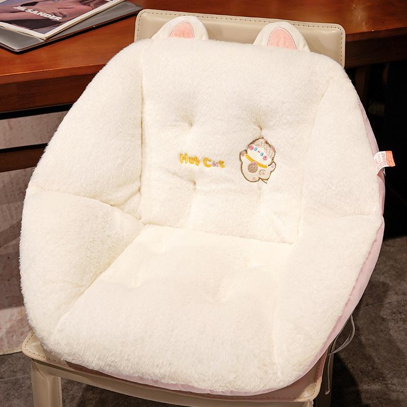 

Новая подушка для стула спинка одна мультяшная подушка для обнимания кота полукруглая трехмерная подушка для ягодиц семейный автомобиль комфортная подушка 45X55CM
