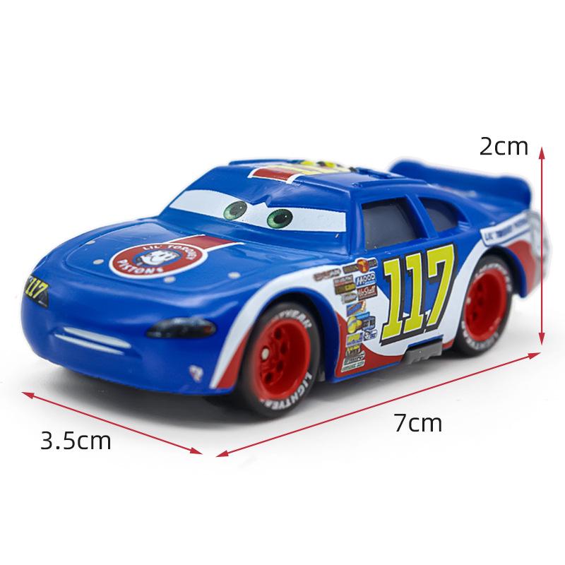 Mixed Batch Alloy Racing Car Models: White Apple 51, 4, 8, 28, 36