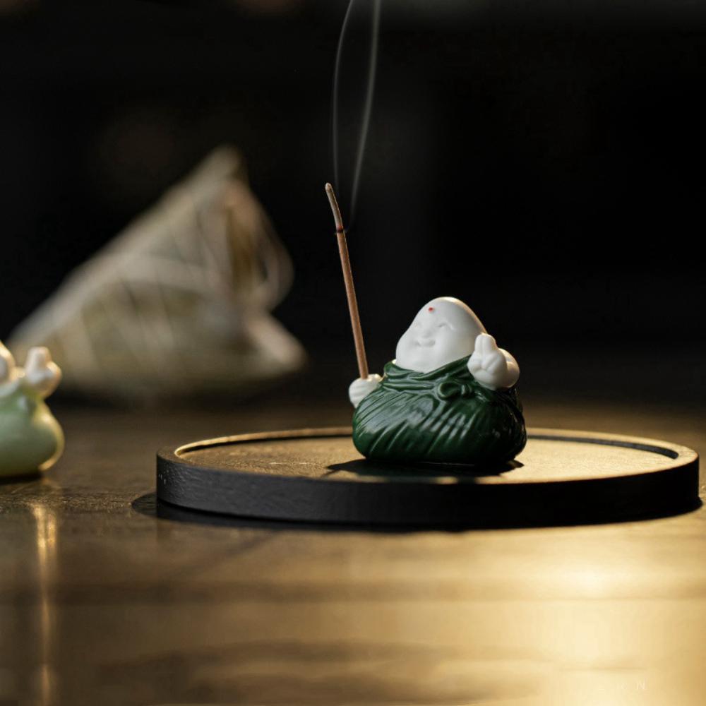 

Zongzi Censer Zongzi Censer Home Decor Cinder Cinder Милый держатель для благовоний Праздник драконьих лодок