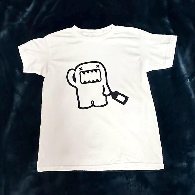 2026 Summer Domo Kun Funny Pattern Daily Print Tshirts Unisex And Unisex Simple Color Casual Versatile Gothic Shortsleeves Tops
