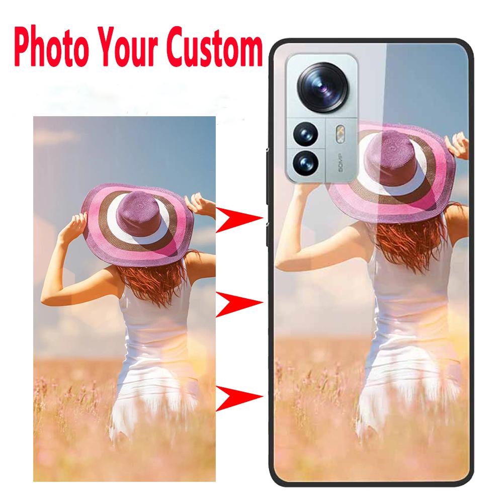 

Customized DIY Tempered Glass Case For Xiaomi 12 11 13 13T Pro Lite 12T Pro 12X CIVI 2 11T Pro Redmi A1 Plus PocoC40 X4 GT F4 M4 Xiaomi 13 Pro