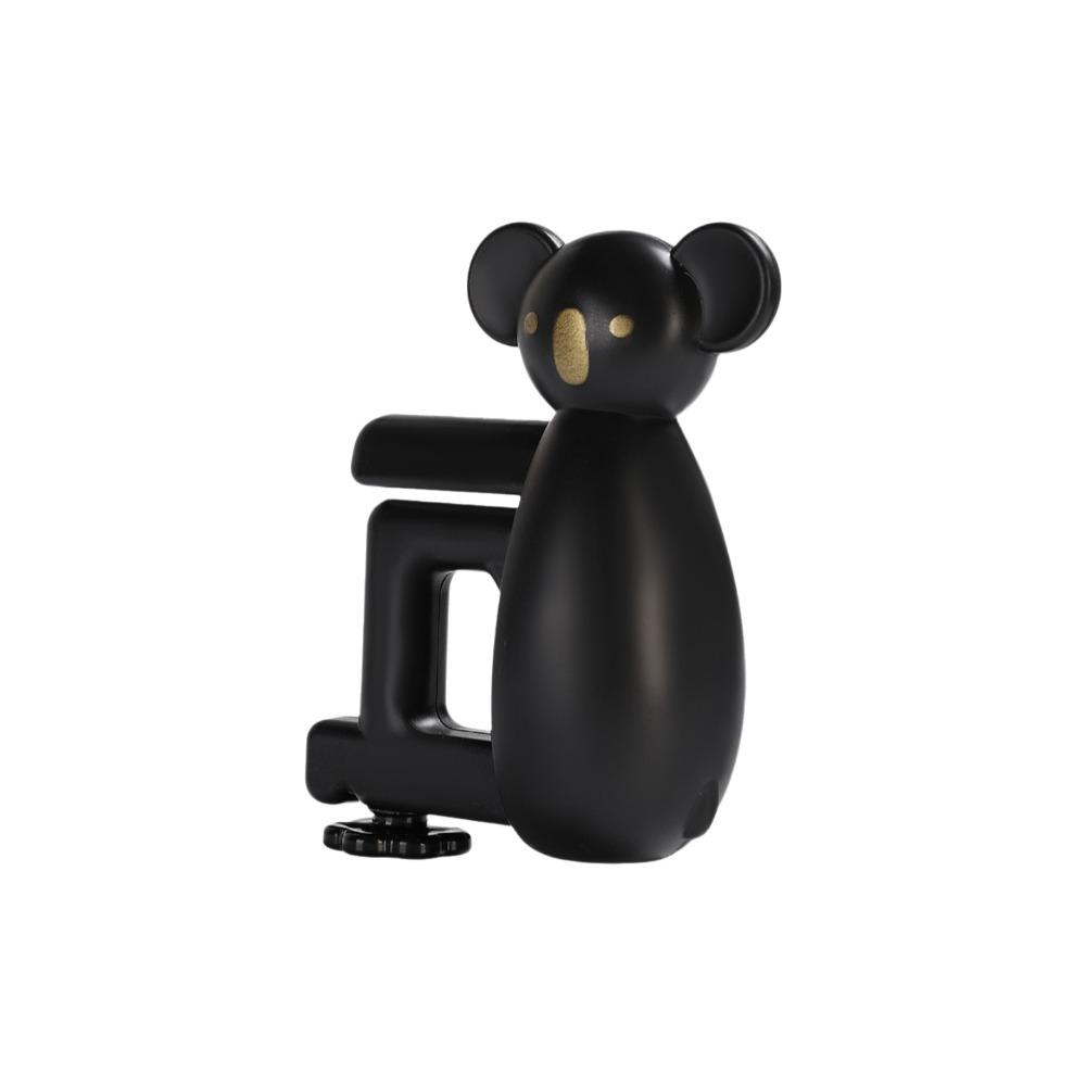 

Portable Desk Side Hanging Bag Hook Multifunctional Cartoon Animal Table Bag Holder Durable Adjustable Handbag Hook Holder чёрный
