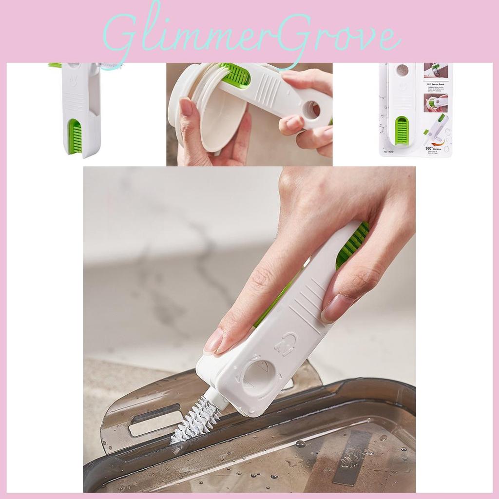 Multifunctional Cup Lid Brush For Glass Jars Cleaning With U Shape Design For Home Use