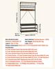 Hall Tree, 1830 mm Coat Rack with Shoe Bench, 2-Tier Freestanding Shoe Rack Storage Organizer with Hooks, Hanging Rod and Wire Shelf, Steel Frame