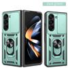 Armor Shockproof Case for Samsung Galaxy Z Fold 6 5 4 3 5G Cover with Ring Magnetic Holder Metal Stand Foldbale