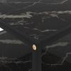 Coffee Table Black 80 X 80 X 35 Cm Tempered Glass
