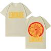 Rendy Graphics Double Sided Print Tshrits  Cotton Aesthetic Harajuku Tee Unisex Comfort Loose Short Sleeve Tshrit