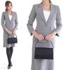 Made in Japan, this black formal bag features a water-repellent design and a large gusset. Perfect for weddings, funerals, and other formal