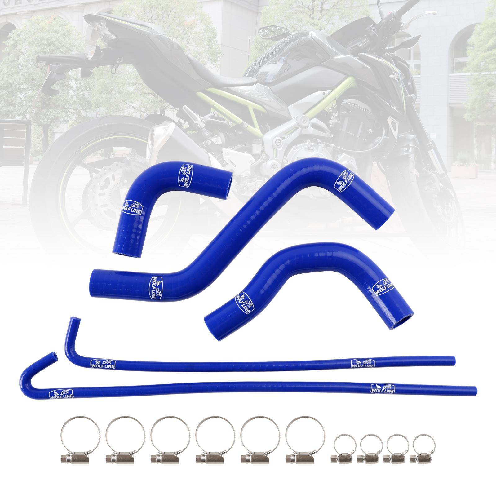

Silicone Radiator coolant Hose kit For Kawasaki Z900 Z900RS 2017-2025 Blue