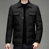 New Winter Youth Fashion Men's Warm Down Jacket Windproof and Cold Duck Down Jacket Men with Fur Collar