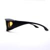 Yellow lens large frame anti blue light goggles increase clarity and are suitable for protecting eyes when looking at screens