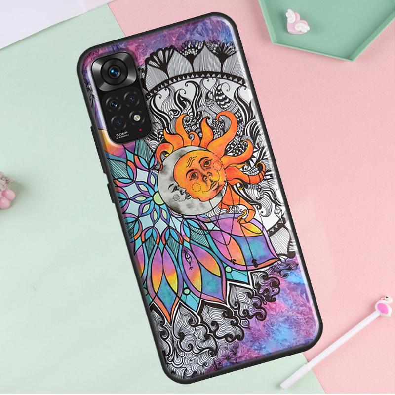 Indie Hippie Art For Redmi Note 12 Pro Plus Cover For Redmi Note 10 8 9 11 Pro 12S 11S 10S 9S 9C 10C 12C Case