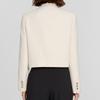 She Z Miss Round Wool Blend Tweed Jacket Swwjkp11700 Cr