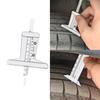 Corrosion Resistant Tire Depth Measuring Tool With Clear Markings For And Handmade Enthusiasts