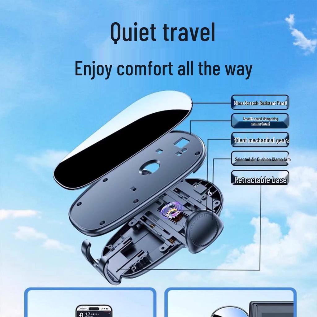 Citroen Versailles C5X 360° Rotating Phone Holder for Car Screen