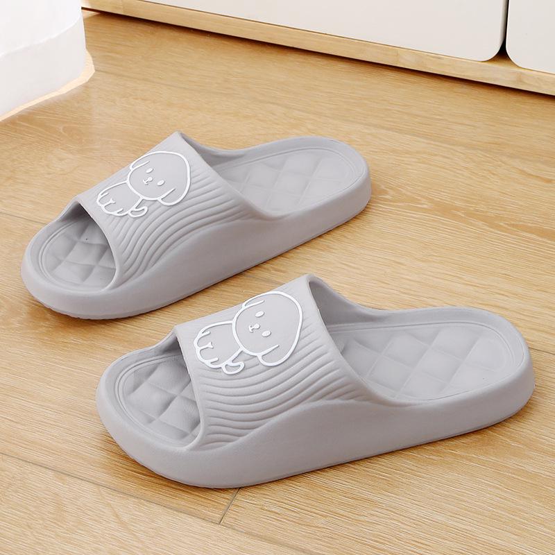 

Лето 2024 Нескользящие тапочки для ванной на толстой подошве унисекс - Комфорт шаг по облаку 44-45 серый