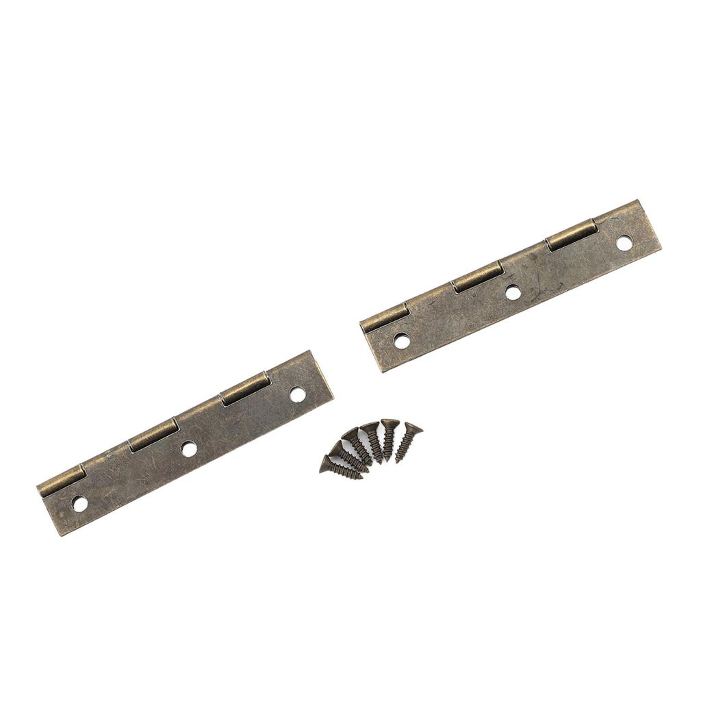 50 Pcs Door Hinge 58x19mm Vintage Hvy Duty Iron Folding Butt Hinge for Sewing NaMachine Table Cabinet