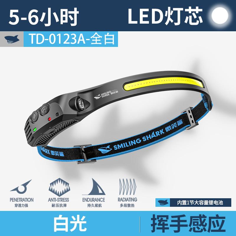 Outdoor Light-weight Fishing Lamp, Large Floodhead, Intelligent Inductive Red Light Flashing Headlight.