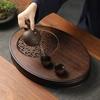 Bamboo Dry Soaking Tray Household Oval Tea Trays Large Capacity Tea Tray Small Draining and Storing Water Teaware Accessories