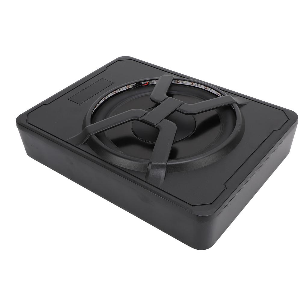 10 Zoll 800W Slim Untersitz-Subwoofer mit Verstärker Unter Sitz Aktiv-Subwoofer für Auto LKW Fernbedienung