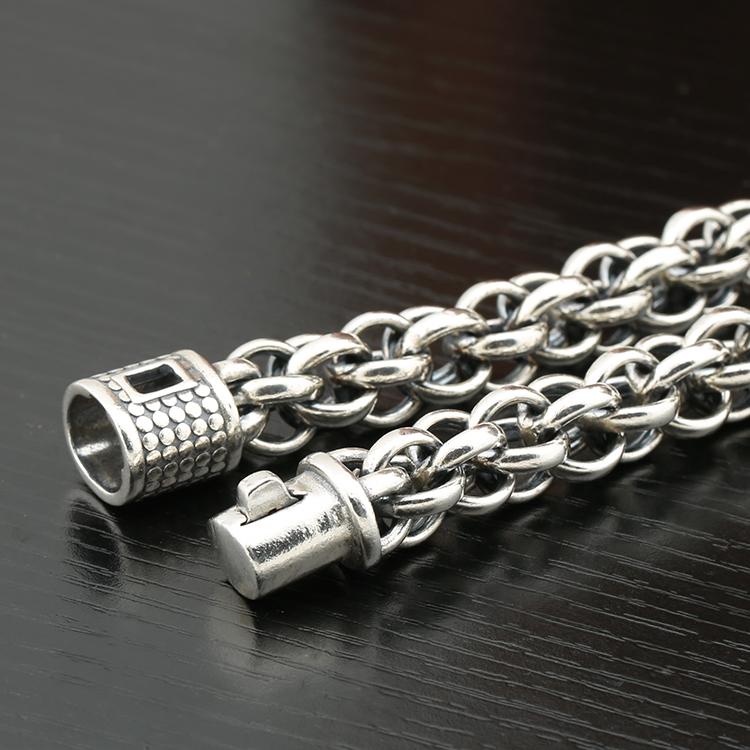 Bracciale di gioielli di marca di moda Personalità retrò Ins Design di nicchia Tide Brand Men Catena Moda Prepotente Accessorio regalo