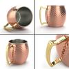 AEE4-Moscow Mule Cup Stainless Steel Cocktail Mug Beer Cup