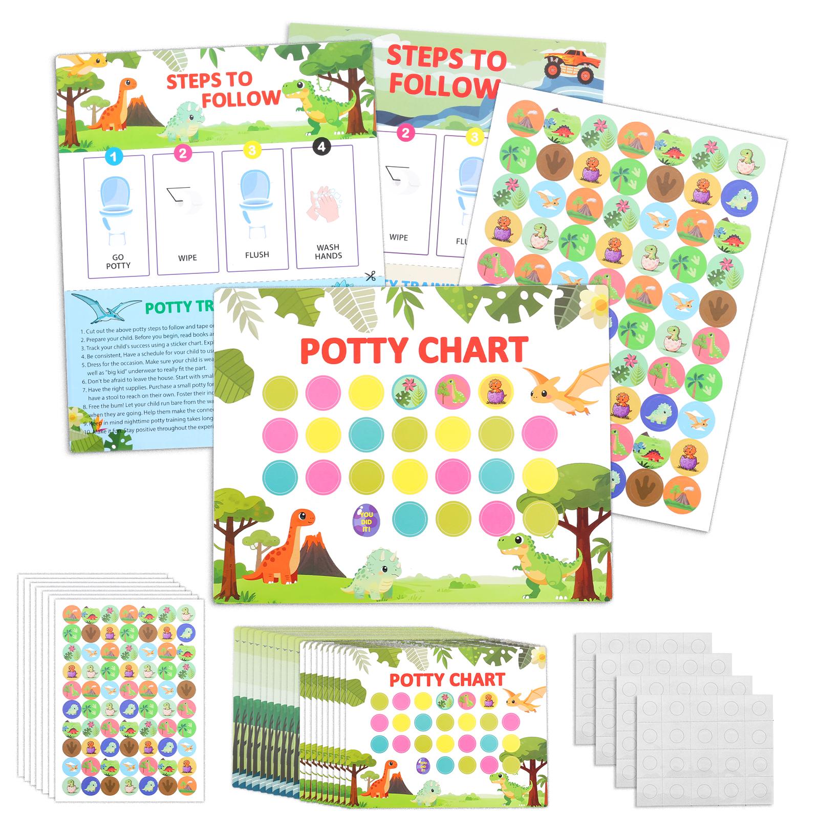 20 Pcs Potty Training Reward Chart Set Reward Stickers Toilet Habits Potty Training Sticker Montessori Early Education Stickers