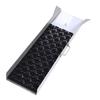 Gold Sluice Box Folding Aluminum Alloy Portable Gold Mining Chute Panning Prospecting Recovery Tool with Rubber Pad
