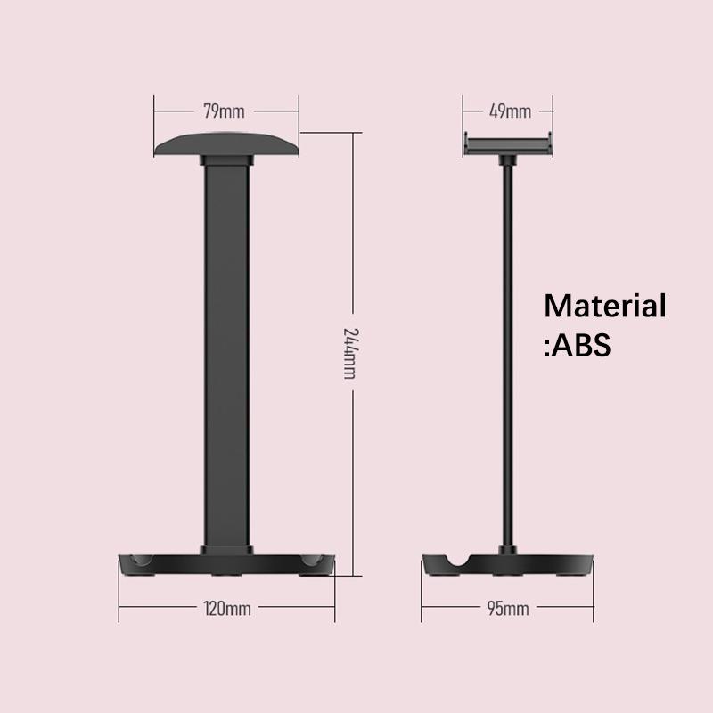 Universal Headphone Stand Portable Gaming Earphone Holder Rack Desktop Organizer Headset Display Bracket For Airpods/Beats/Bose