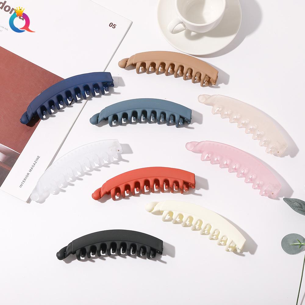 Frosted Banana Clip Vertical Clip Back Hair Clip Twist Hair Pin Hair Clip Ponytail Clip Hair Accessories