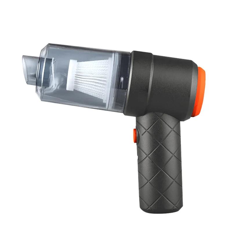 

Беспроводной автомобильный пылесос 6000 Па 120 Вт беспроводной ручной портативный пылесос высокой мощности воздуходувка для домашнего офиса автомобиля чёрный