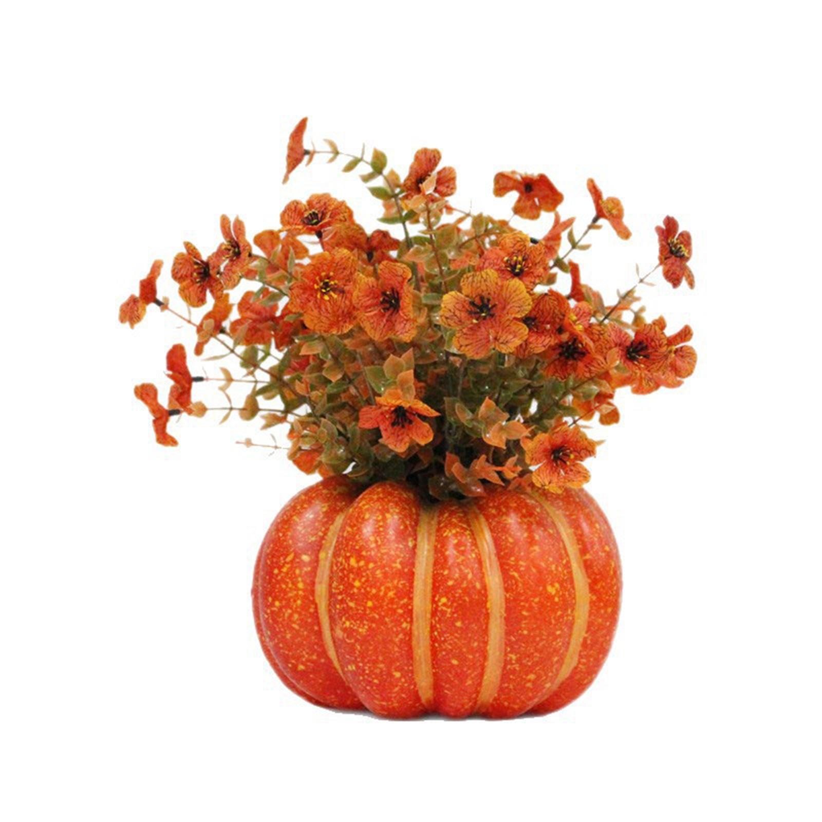 

Festival Pumpkin Bonsai Simulation Flower Halloween Photography Props One Size