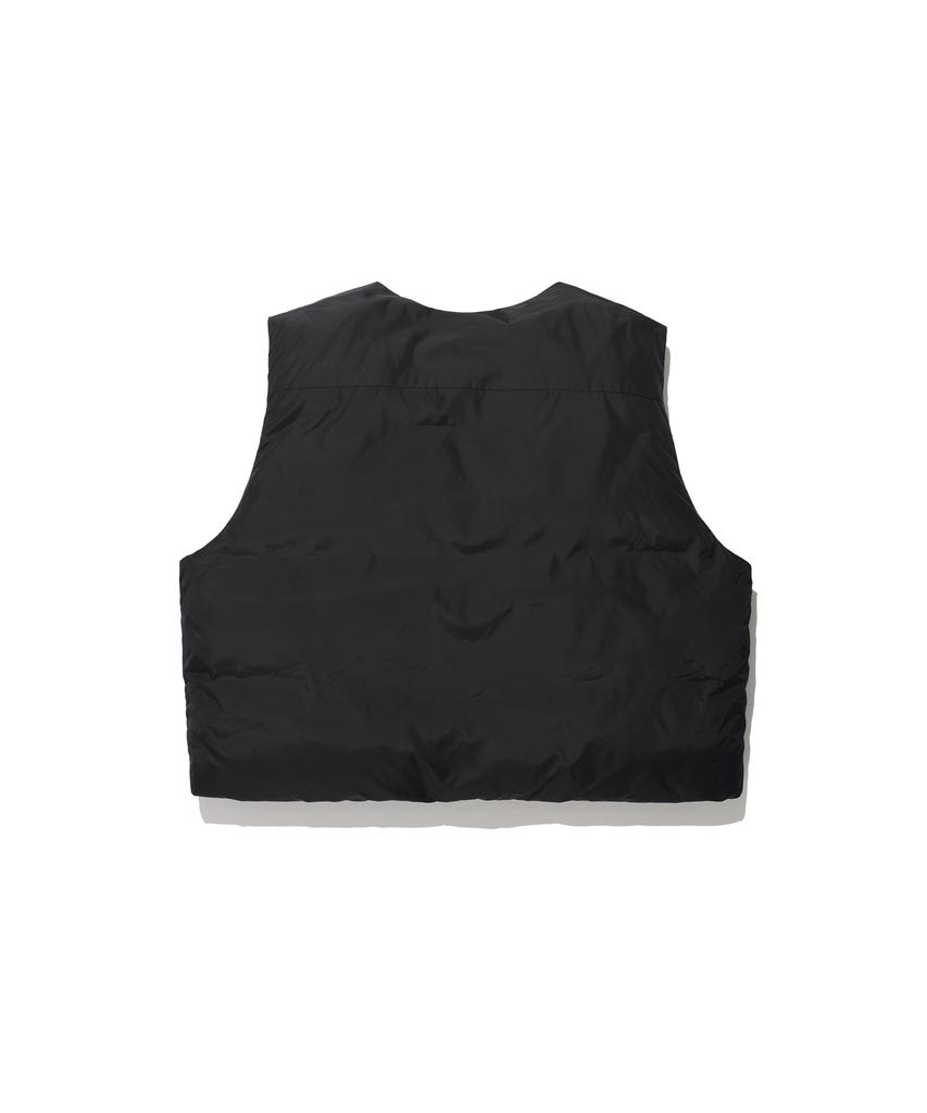 Physical Department Active Crop Layered Puffer Vest Black