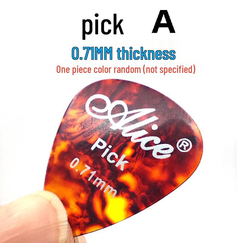 Alice Celluloid Guitar Picks, 100-Pack, 0.46mm-0.96mm