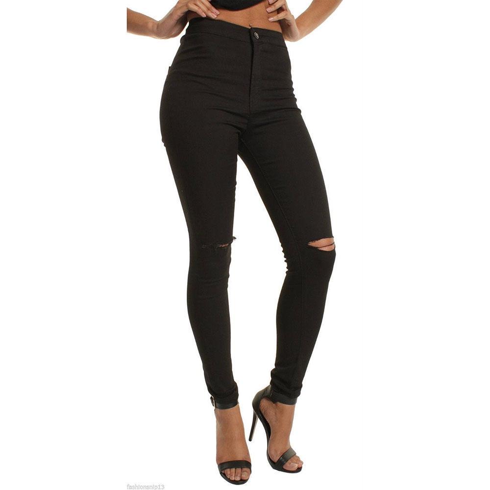 Outdooor High Quality Women Denim Jeans Slim Fit Leggings Skinny Trousers