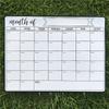 Stylish Magnetic Dry Erase Calendar - Versatile Monthly Planner For Refrigerator - Easy Kitchen Organization & Decor