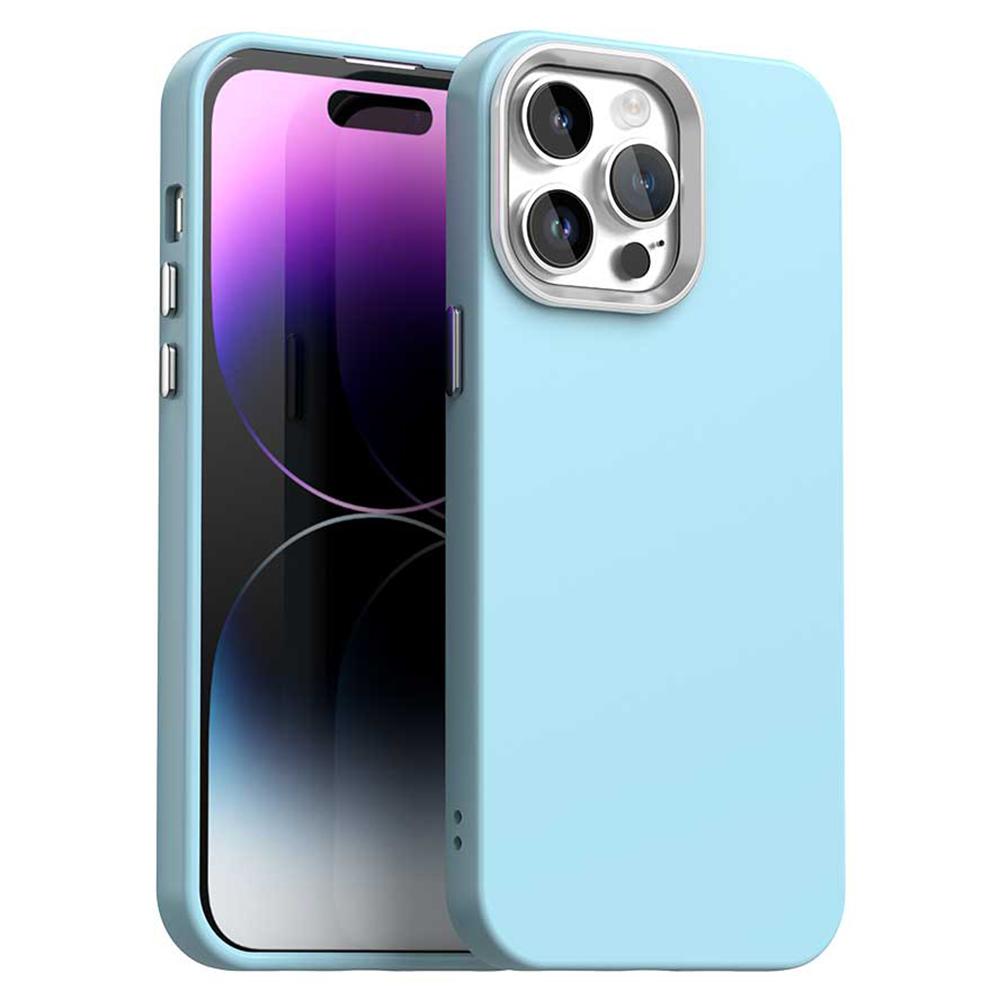 

For iPhone 14 Pro Max Case TPU+TPE Anti Drop Protection Phone Cover Blue