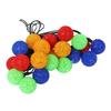 String of Colorful LED Ball Lights, 4.75m, Mains Powered