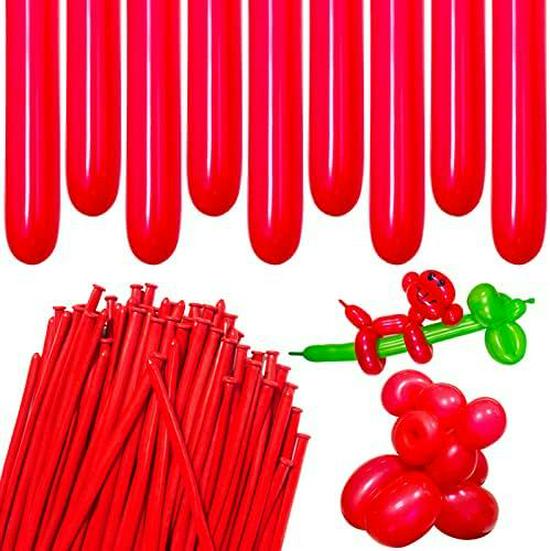 260 Pack of Thickened Long Magic Balloons for Modeling, Weaving, Birthday Decorations, and Ground Promotions