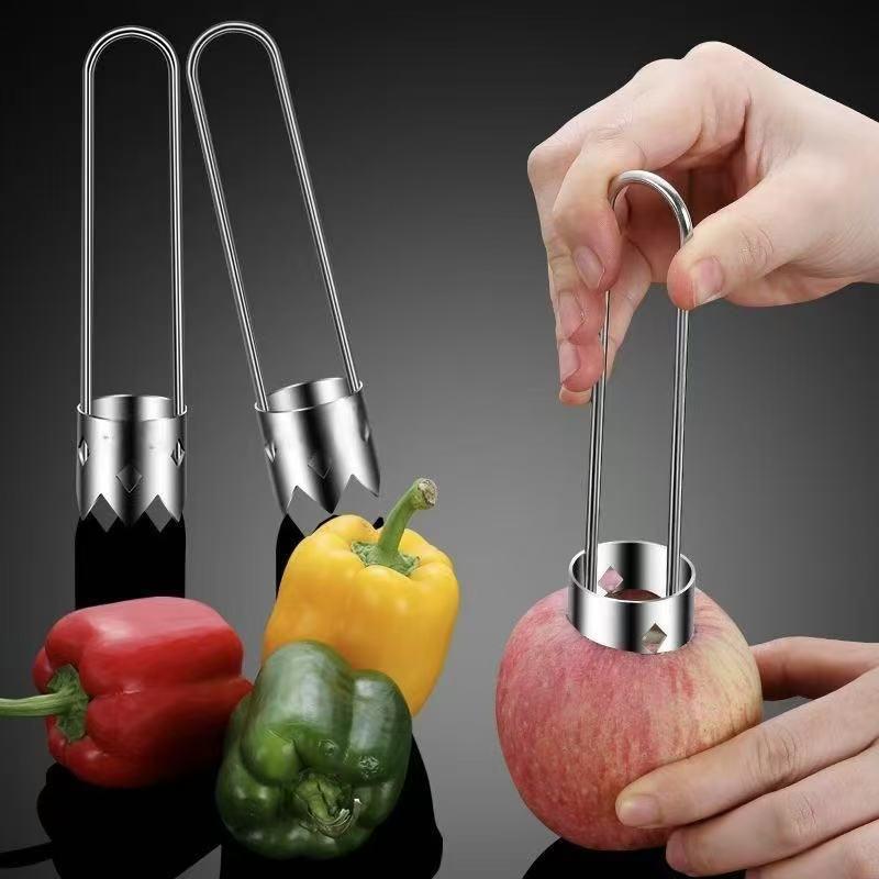Stainless Steel Fruit & Vegetable Corer and Divider Gadget