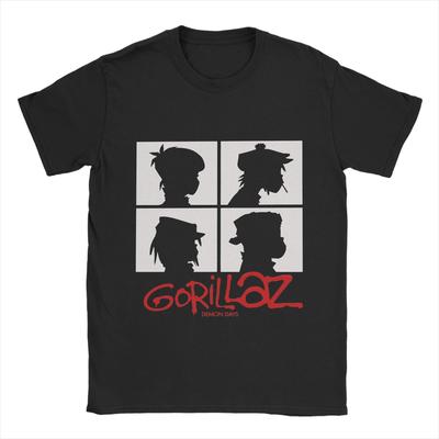 Harajuku T Shirt Summer Gorillazs Punk Rock  Hip Hop T Shirts  Cotton Tee Shirt for Men Classic Plus Size 6XL Short Sleeve Tops