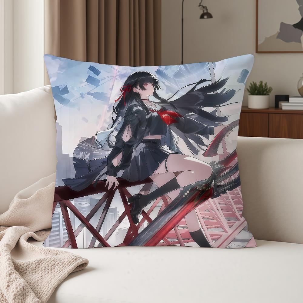 Game Wuthering Waves Chisa Pillow Case Suitable For Bedrooms Living Rooms Cars Home Decoration