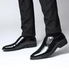 Fashion Spring Autumn 2024 Trend Social Shoe Male Pointed Toe Men's Formal Shoes Suit 39 Legitimate Leather Elegant and Classic Official